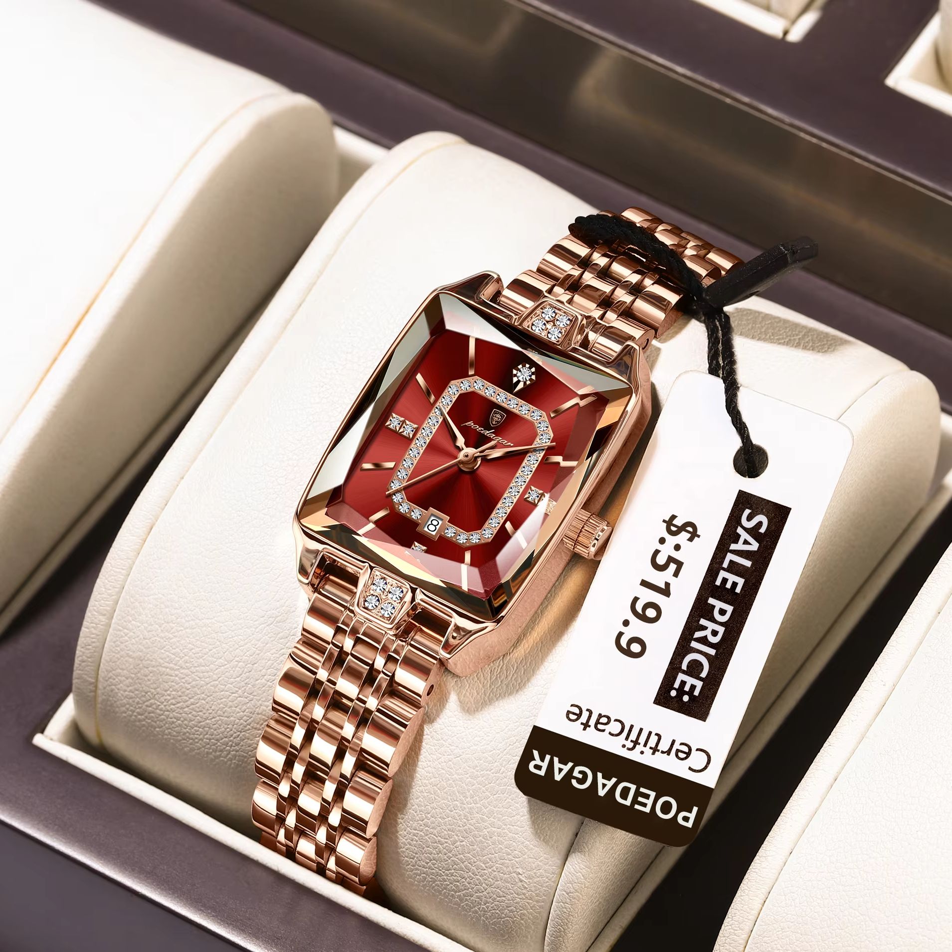 POEDAGAR Jam Tangan Wanita Ele - Waterproof Diving Watch ulasan dan harga