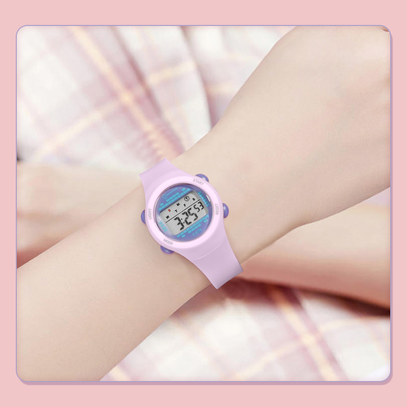 Jam tangan anak elektronik, ja - Smartwatch Pink Watches For Kids ulasan dan harga