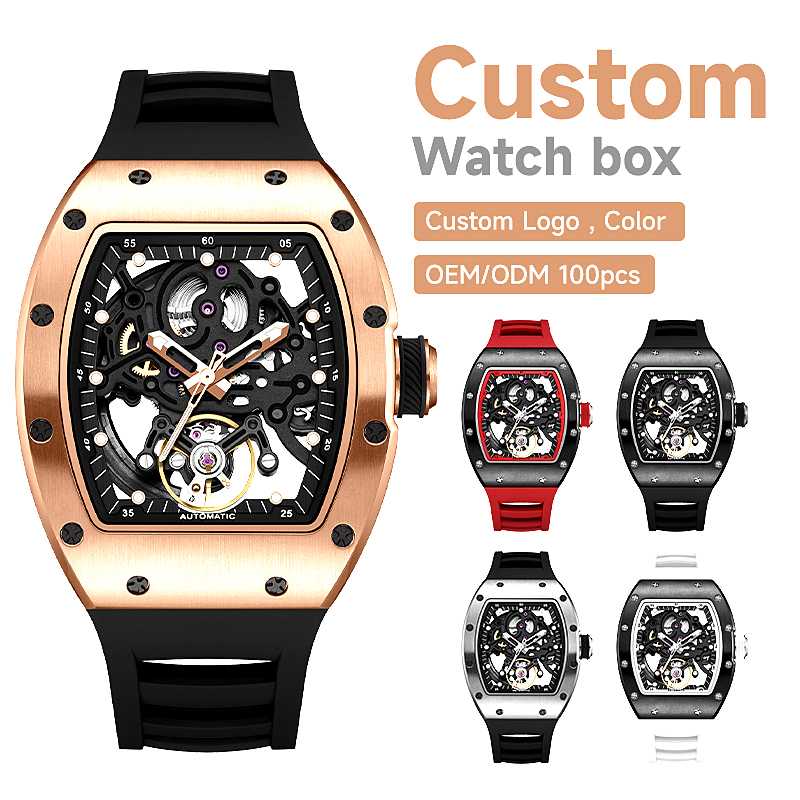 Jam Tangan Mekanik Otomatis Mu - Skeleton Mechanical Watch ulasan dan harga
