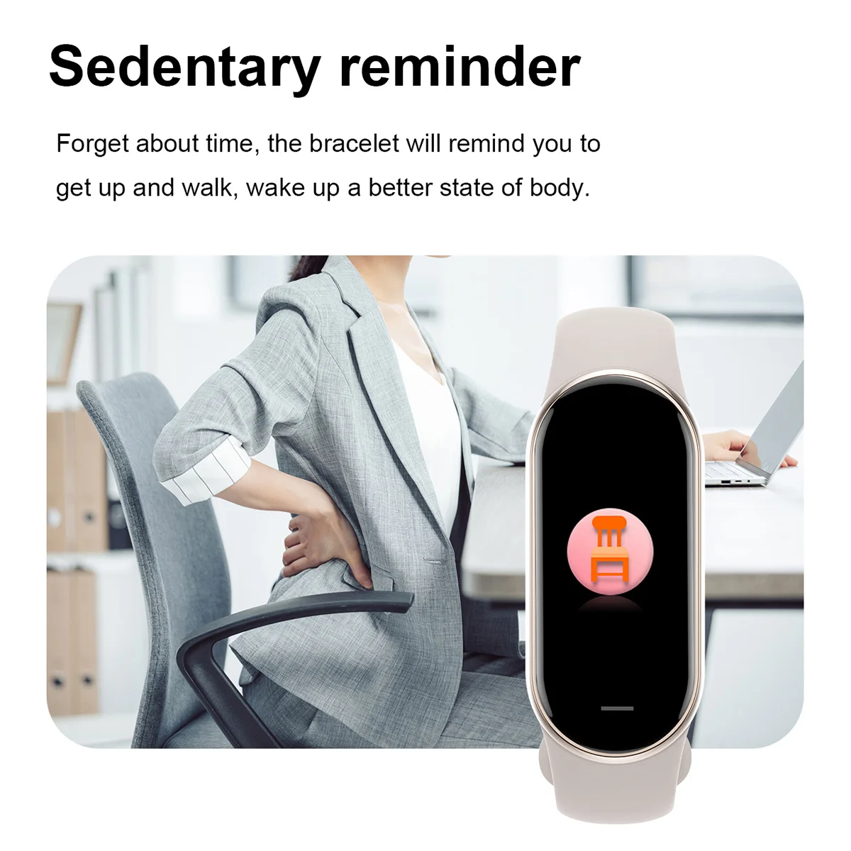 Jam Tangan Pintar M8 Band Keci - Smartwatch Square Watches For Men ulasan dan harga