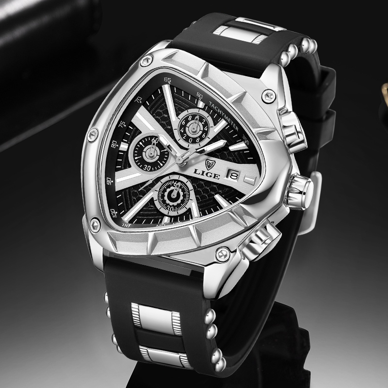 LIGE Jam Tangan Pria Modis Jam - Smartwatch Army Watches For Men ulasan dan harga