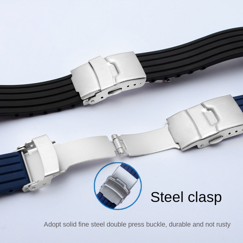 Tali silikon 16mm 18mm 20mm 22 - Smartwatch Casio Watches For Men ulasan dan harga