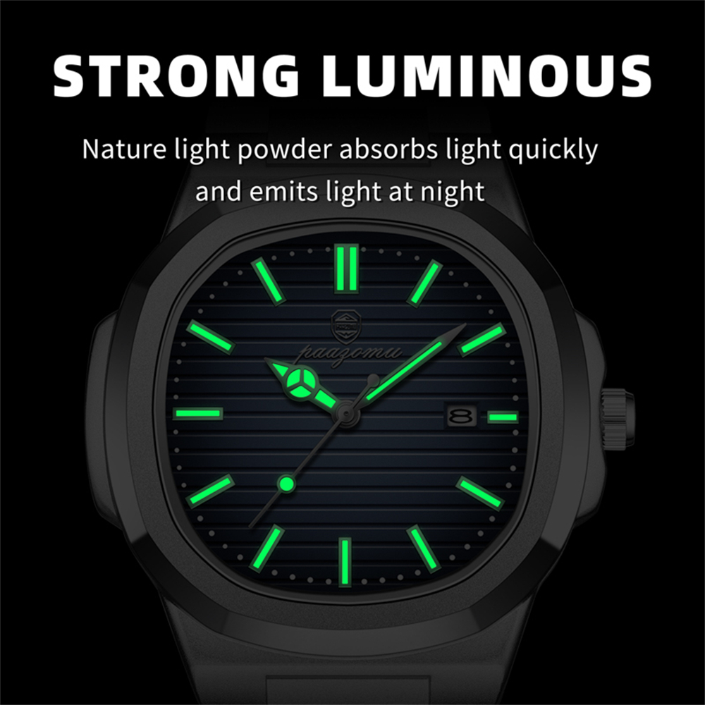 PAAZOMU Jam Tangan Persegi Pri - Smartwatch Square Watches For Men ulasan dan harga