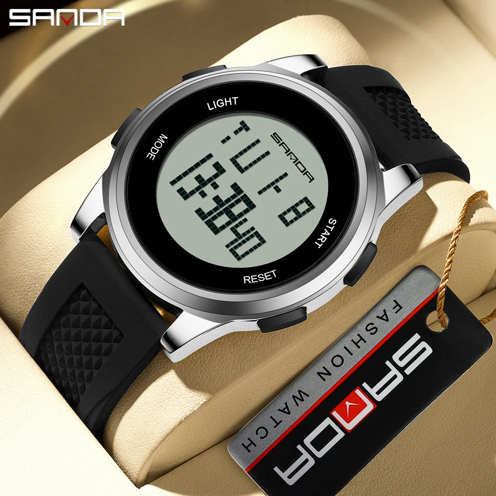 SANDA 9067 Jam Tangan Digital  - Smartwatch Army Watches For Men ulasan dan harga
