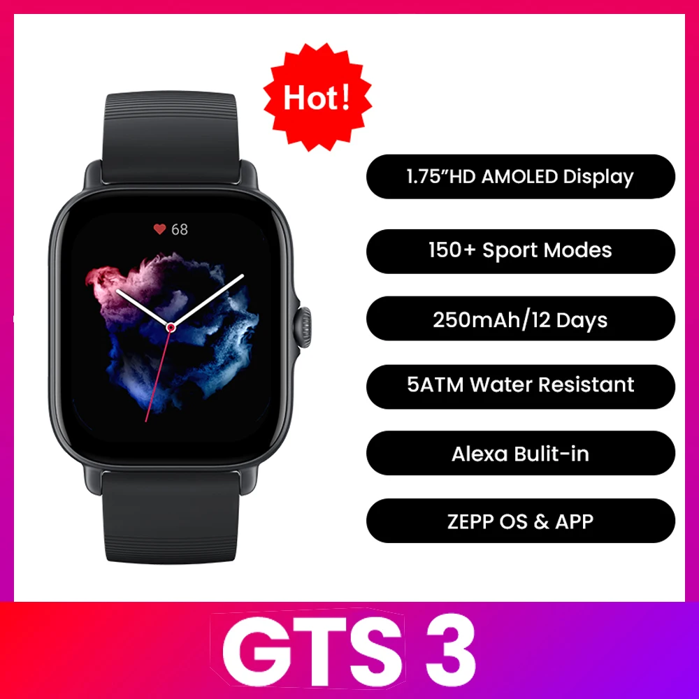 Jam Tangan Pintar Amazfit GTS  - Smartwatch Refurbished Watches ulasan dan harga