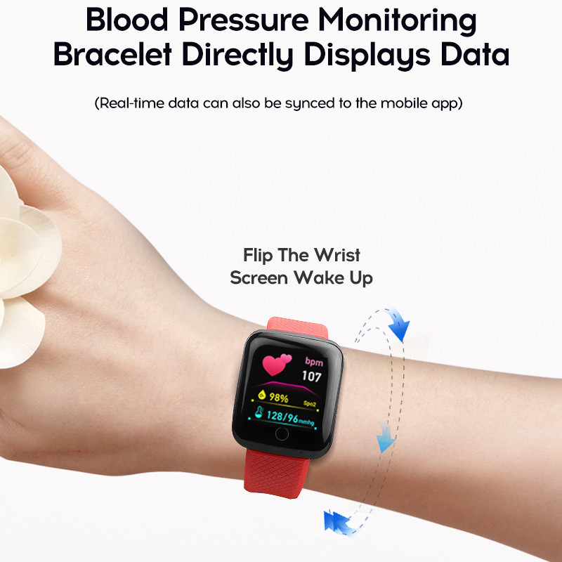 116plus Jam Tangan Pintar Pria - Smartwatch Square Watches For Men ulasan dan harga