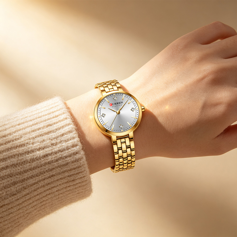 CURREN Jam Tangan Wanita Minim - Minimalist Thin Watch ulasan dan harga