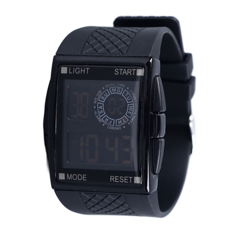 Jam Tangan Olahraga Digital St - Leather Watch Strap ulasan dan harga