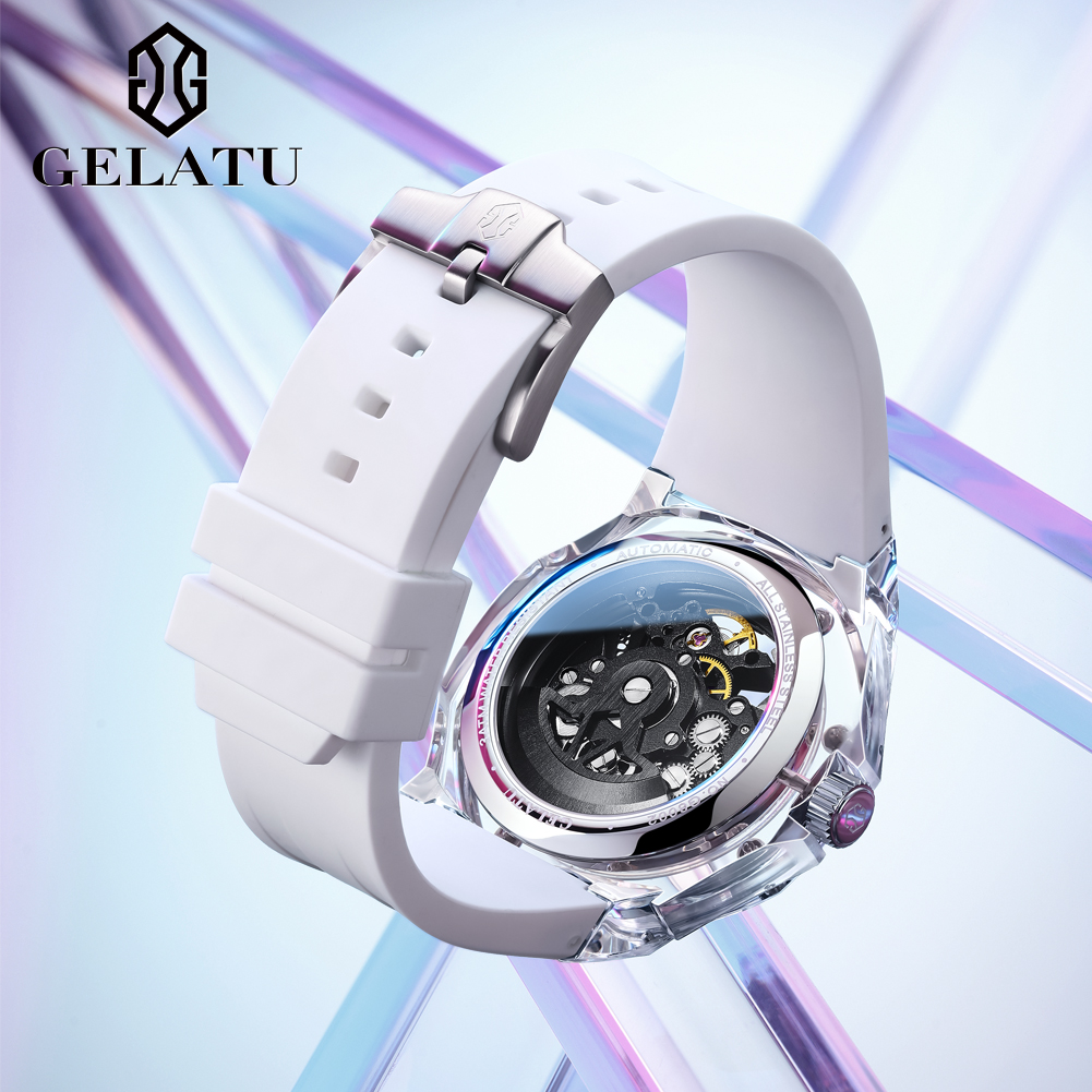 Jam Tangan Pria Mekanik Otomat - Leather Watch Strap ulasan dan harga
