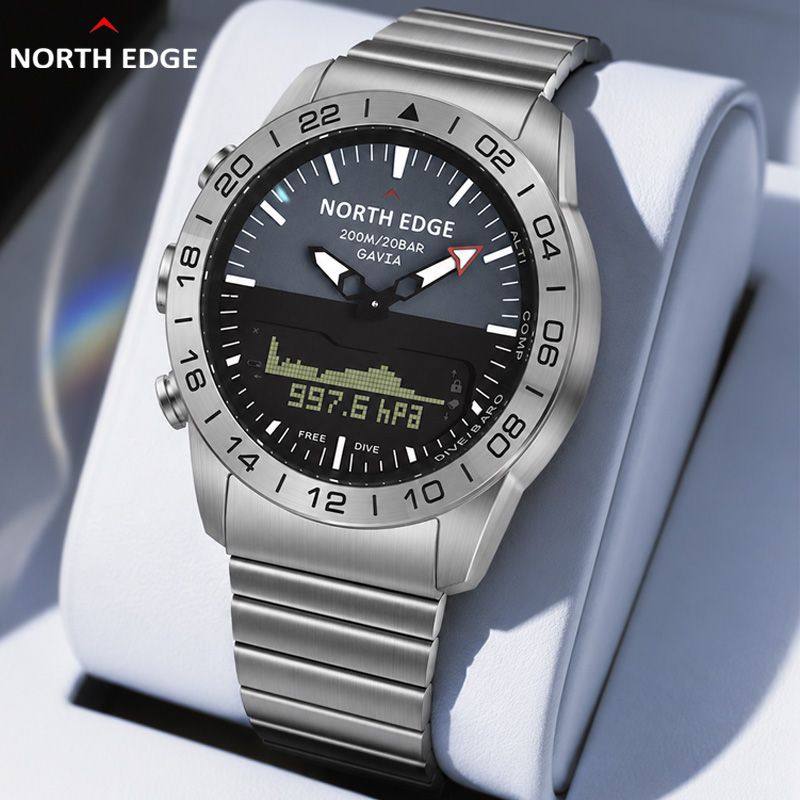 NORTH EDGE Jam Tangan Menyelam - Smartwatch Army Watches For Men ulasan dan harga